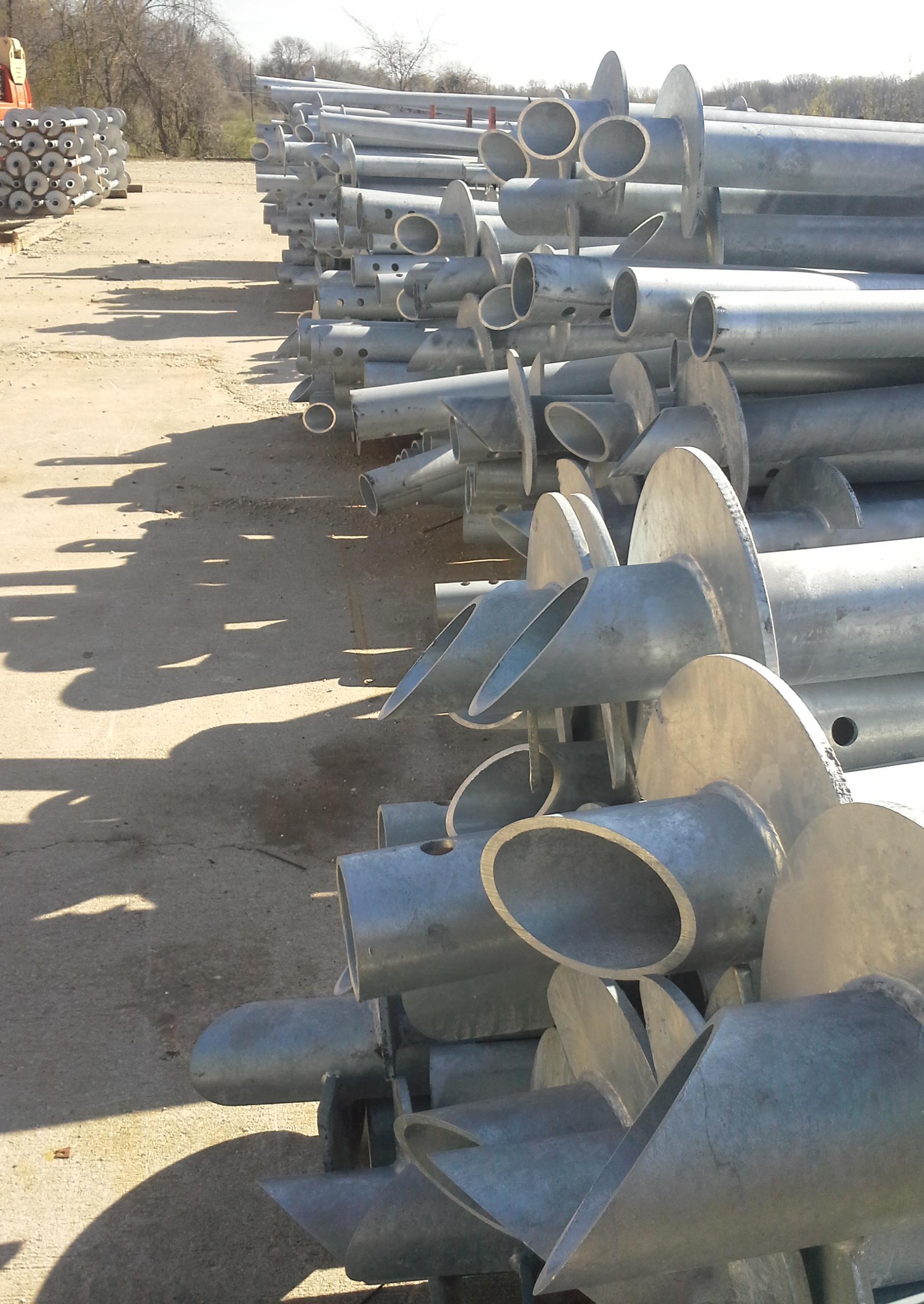Round Shaft Helical Piers